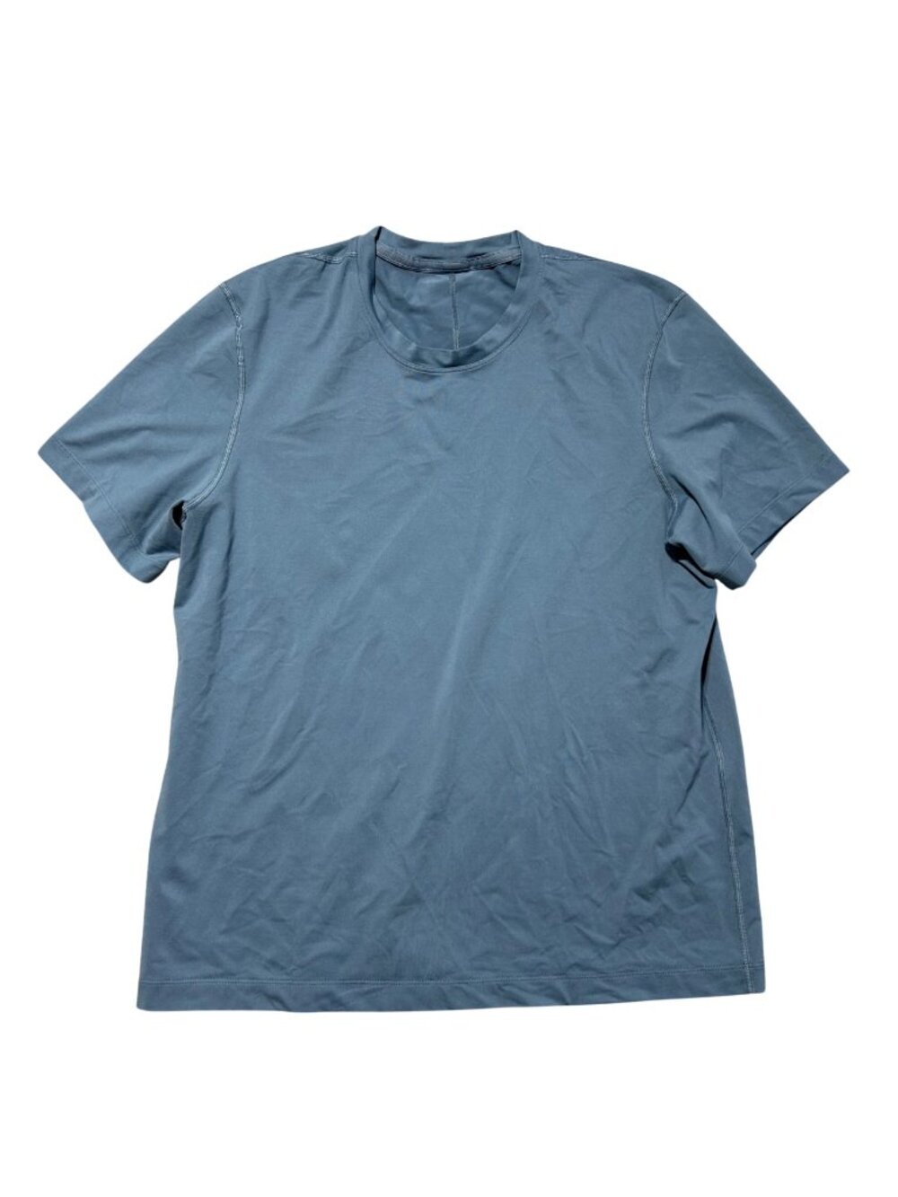 Lululemon Men's Sz XL Blue Drysense Mesh Crewneck Short-Sleeve T-Shirt